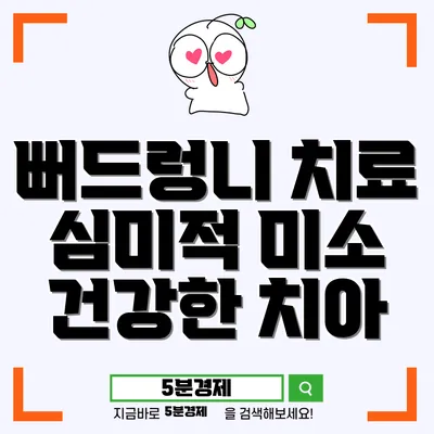 금천구 독산제1동 뻐드렁니 교정의 중요성과 효과적인 치료 방법